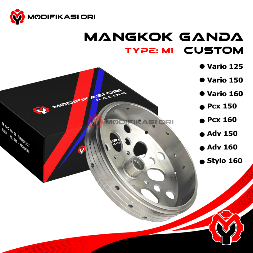 MANGKOK KAMPAS GANDA pcx 150 Vario 125 Vario 150 cc mangkok ganda custom cvt kirian matic mangkok up