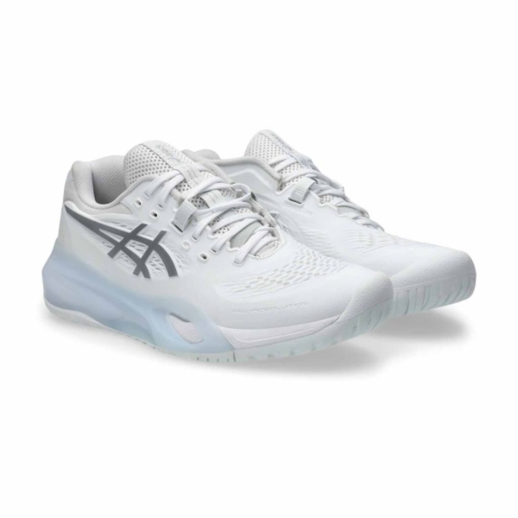 CUCI GUDANG BIG PROMO Sepatu Tenis Asics Gell Resolution X White Pure Silve