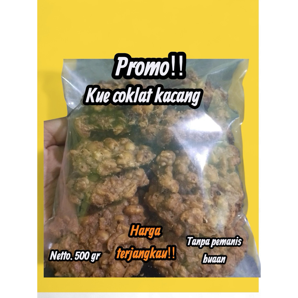 

kue kacang,Nyoklat 500 gr,manis
