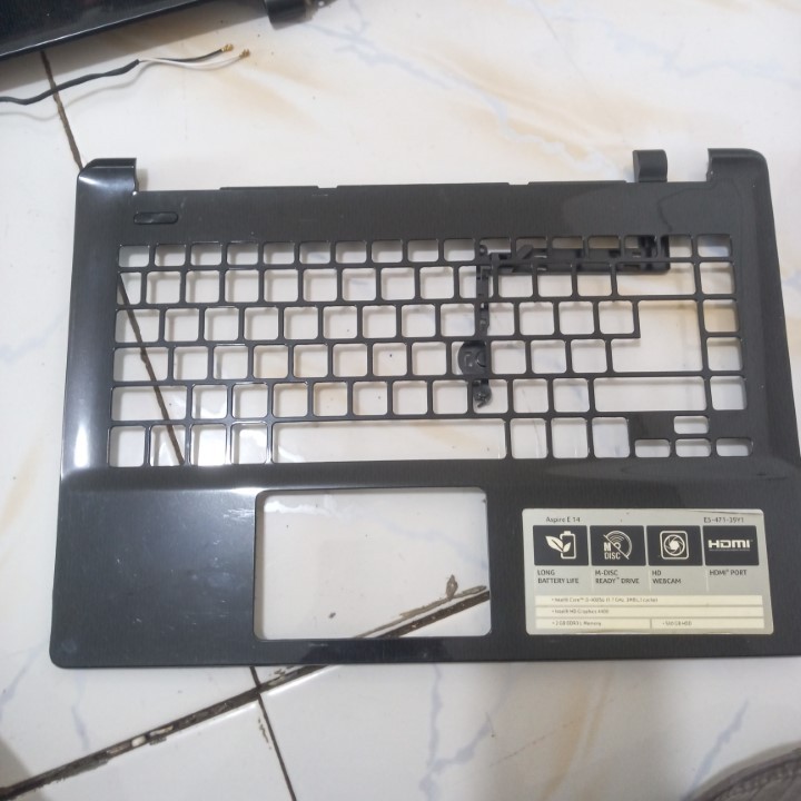 Casing Frame Keyboard Palmrest Laptop Acer Aspire E5-421 E5-471 E5-411 E5 421 471 Case Second Bekas 