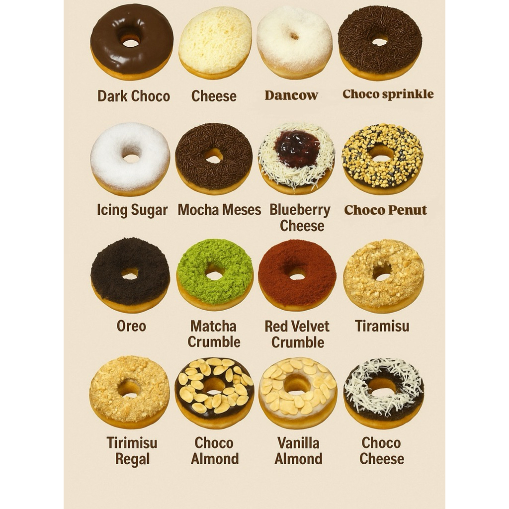 

Donat Tuan Muda Donat Lembut Donat Kentang Donat Berbagai Toping