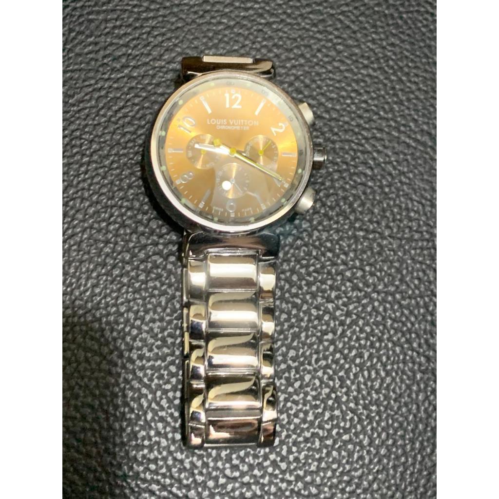 LV chrono jam pria laki