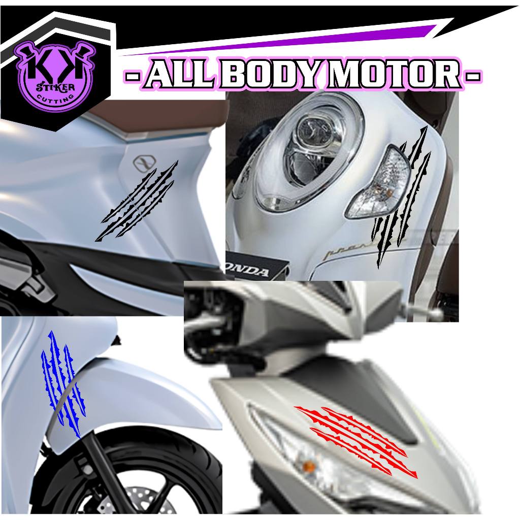 SC.350/STICKER CUTTING/STIKER CAKAR/STIKER 3D/STIKER 3D CAKAR/STIKER CAKAR KUKU/STIKER CAKAR HEWAN