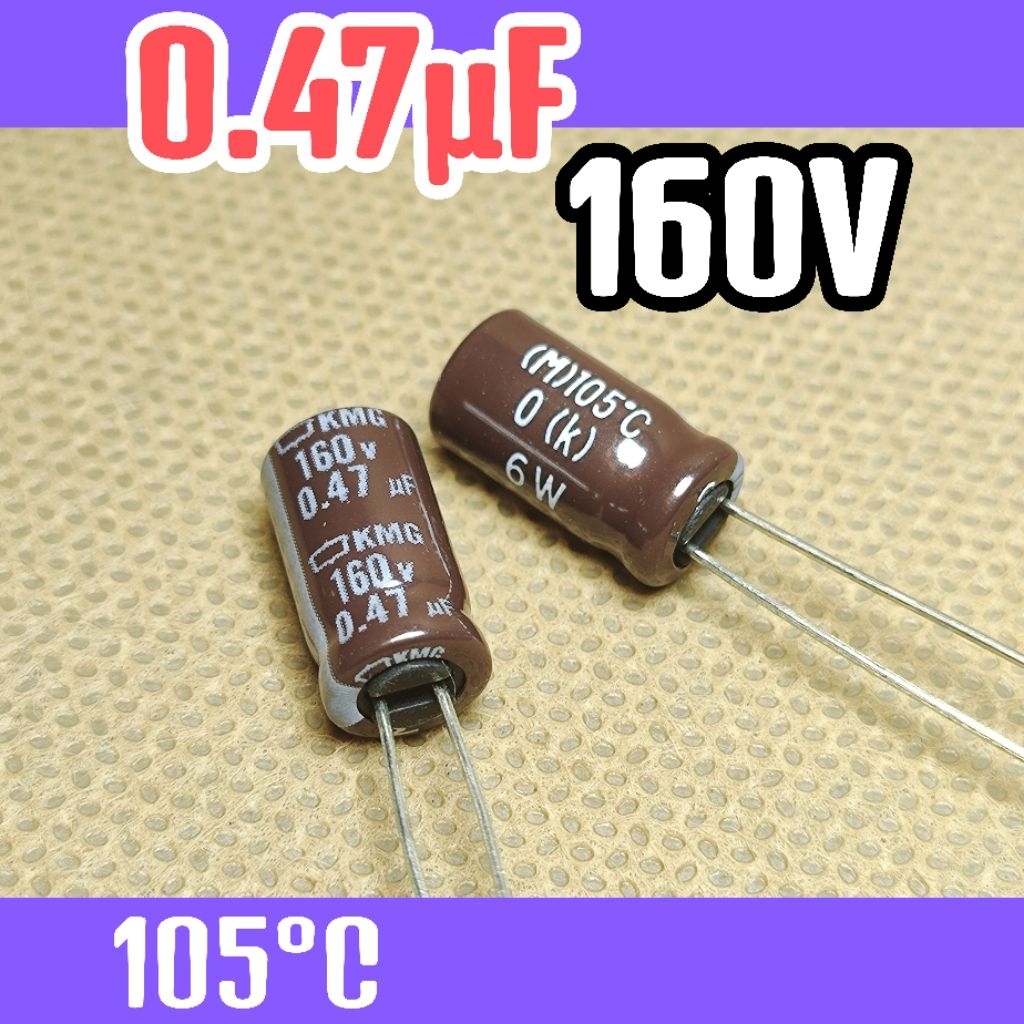 Kapasitor capasitor elko elco 160v 0.47uf 0,47uF 160v 0,47 uf 0.47uF 160v 160 volt 0,47uf 0.47uf ORI