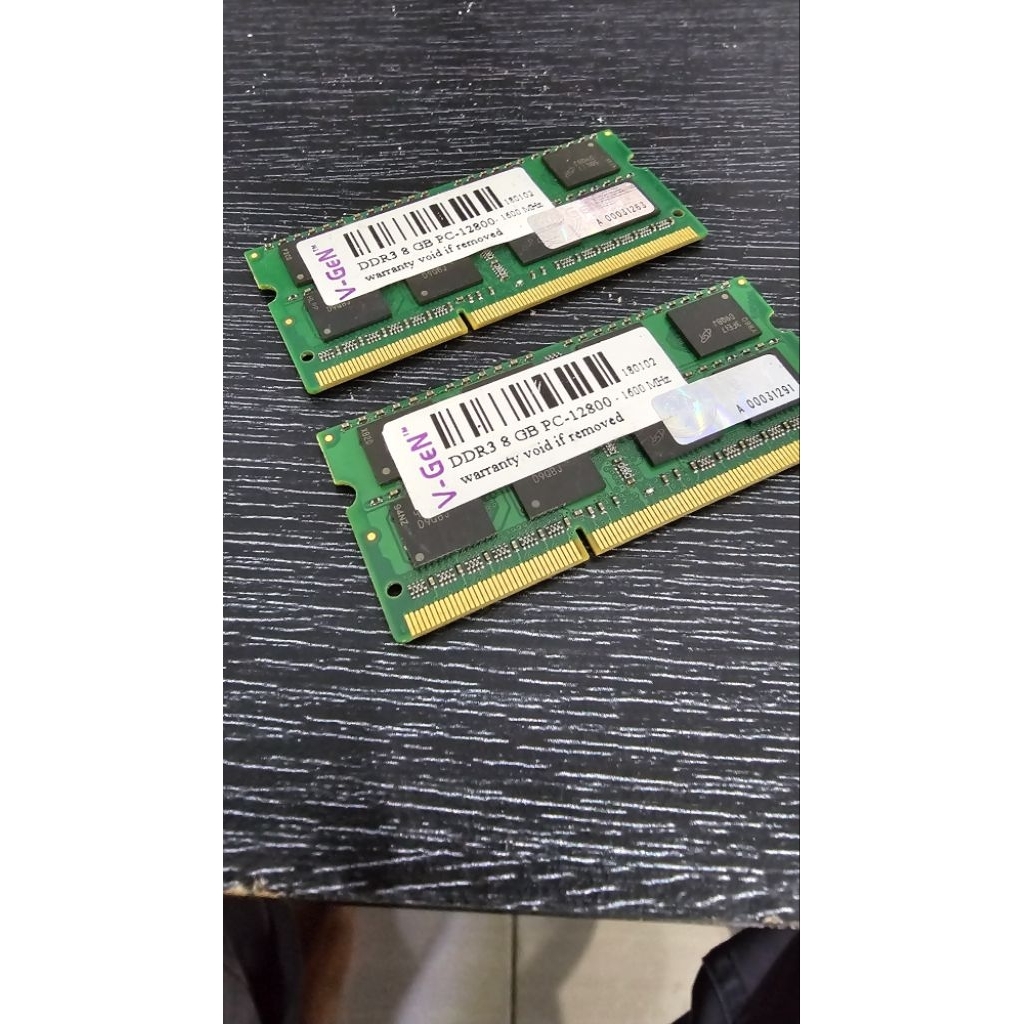 RAM Laptop VGEN DDR3 8GB x2 untuk Thinkpad X230