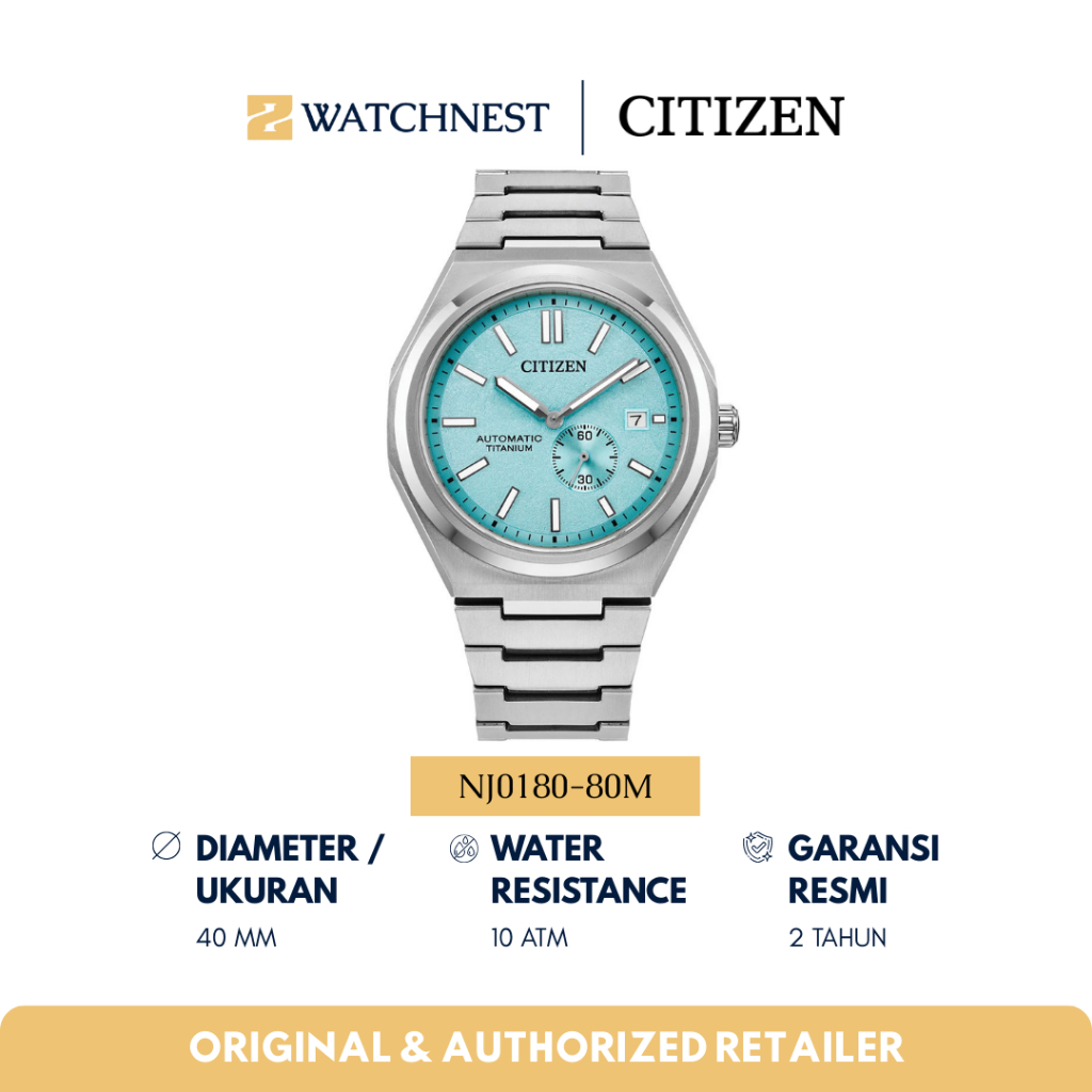 Jam Tangan Pria CITIZEN 'ZENSHIN' NJ0180-80M Original Garansi Resmi 2 Tahun
