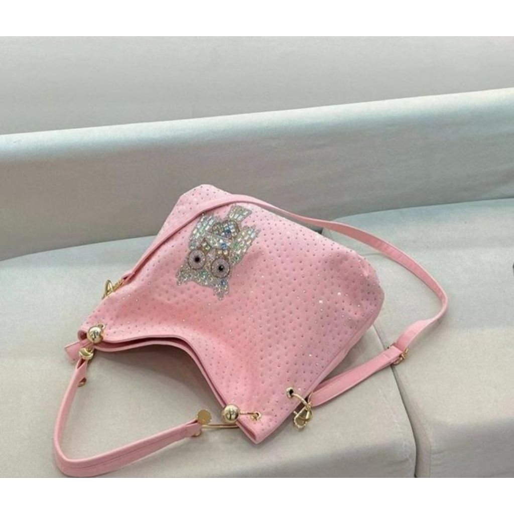 321 JEANS PINK tas bahu wanita super elegan tas selempang wanita model tas unik tidak pasaran premiu