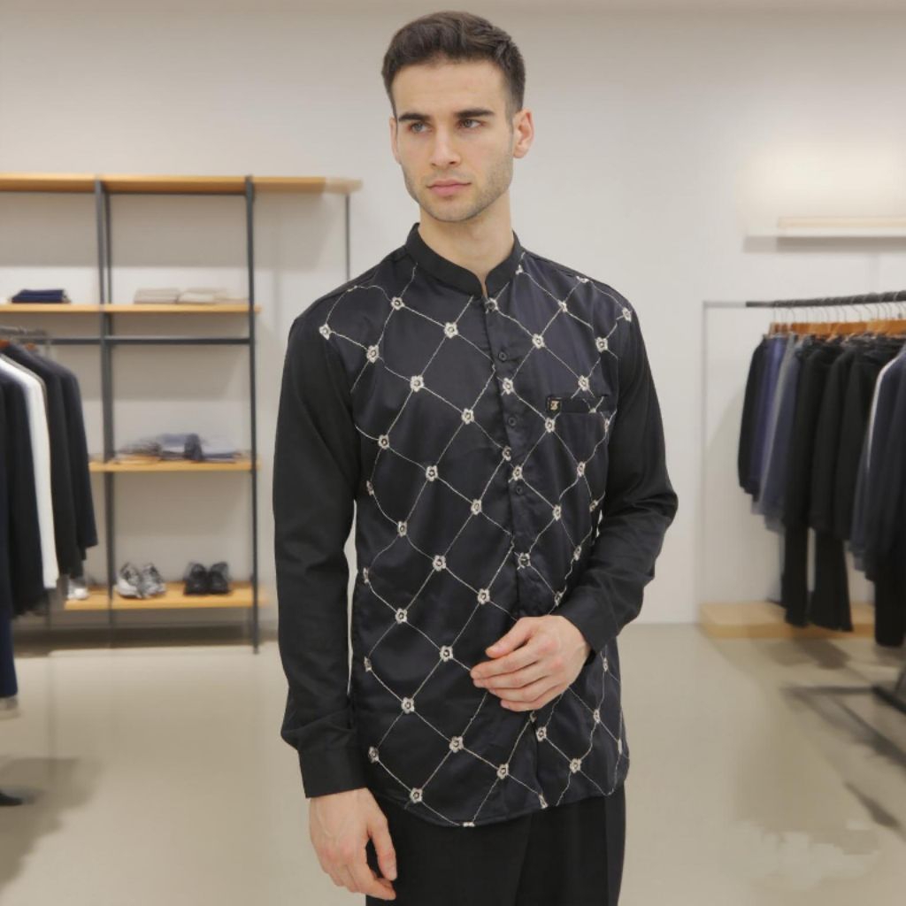 Kemko Hitam bordir kombinasi by, Zabeer