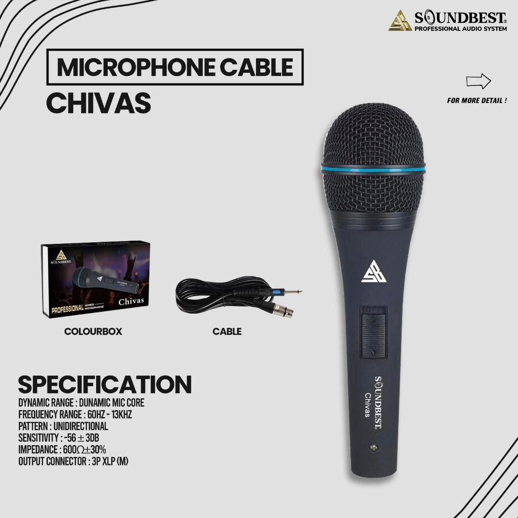 MICROPHONE CABLE SOUNDBEST CHIVAS
