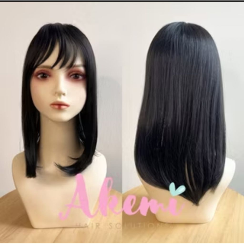 PRELOVED WIG/HAIRCLIP/TOUPE AKEMI HAIR PEMAKAIAN SENDIRI 35CM/JUAL MURAH