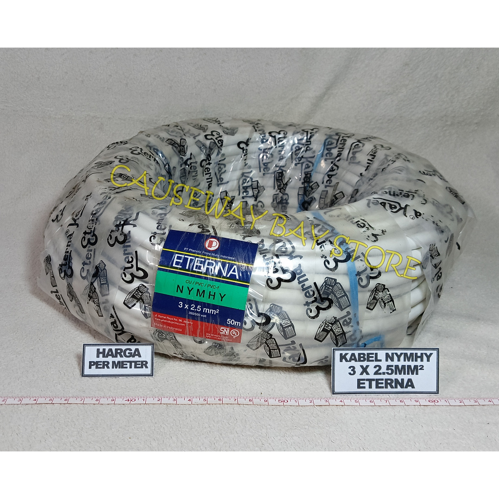 KABEL NYMHY / NYYHY (SERABUT) 3 X 2.5 ETERNA PER METER