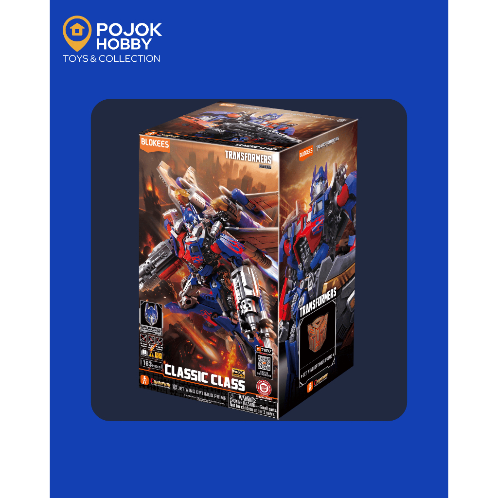 Blokees Transformers – Classic Class Jet Wing Optimus Prime