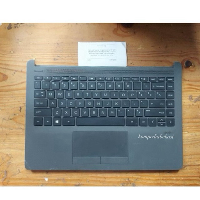 Casing Tengah Palmrest Laptop Hp 240 G8 256 240 G9 6070B1751305 14 inch keyboard test rusak free tou