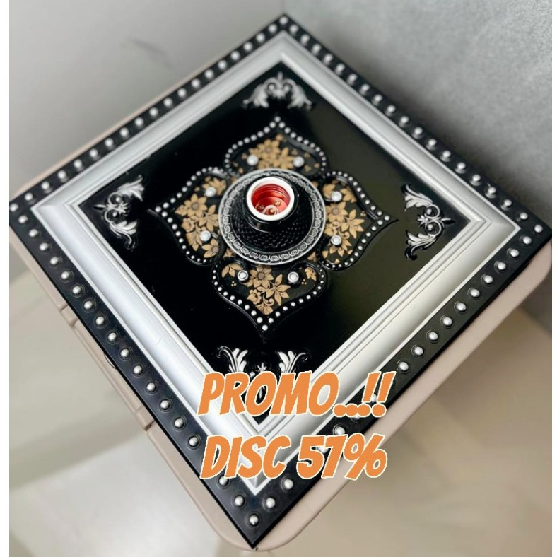 Fitting Lampu Ornamen Plafon PVC Elegan Anti Bocor || Fitting Lampu Plafon PVC Estetik fitting