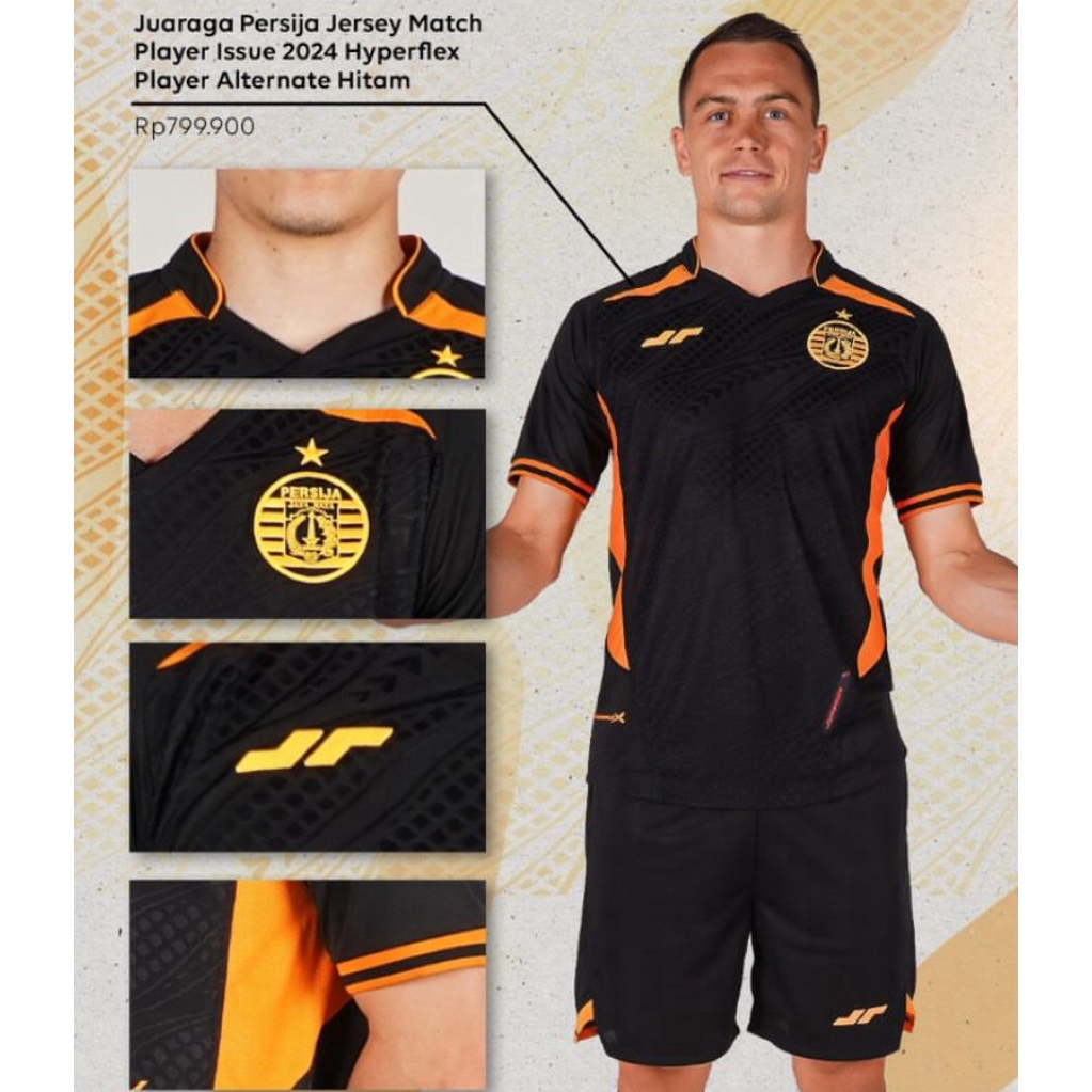 Jersey Persija Jakarta HyperFlex Alternate Black 2024-2025 Original
