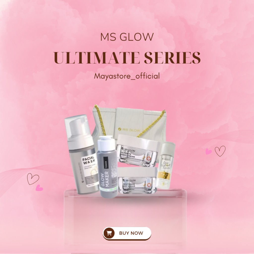 MS GLOW NEW PAKET ULTIMATE ANTI AGING FREE DTE