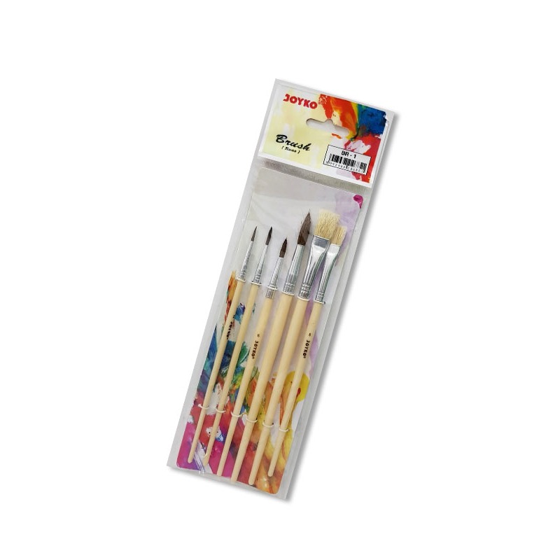 

Kuas Lukis Cat Air Set Joyko BR-1