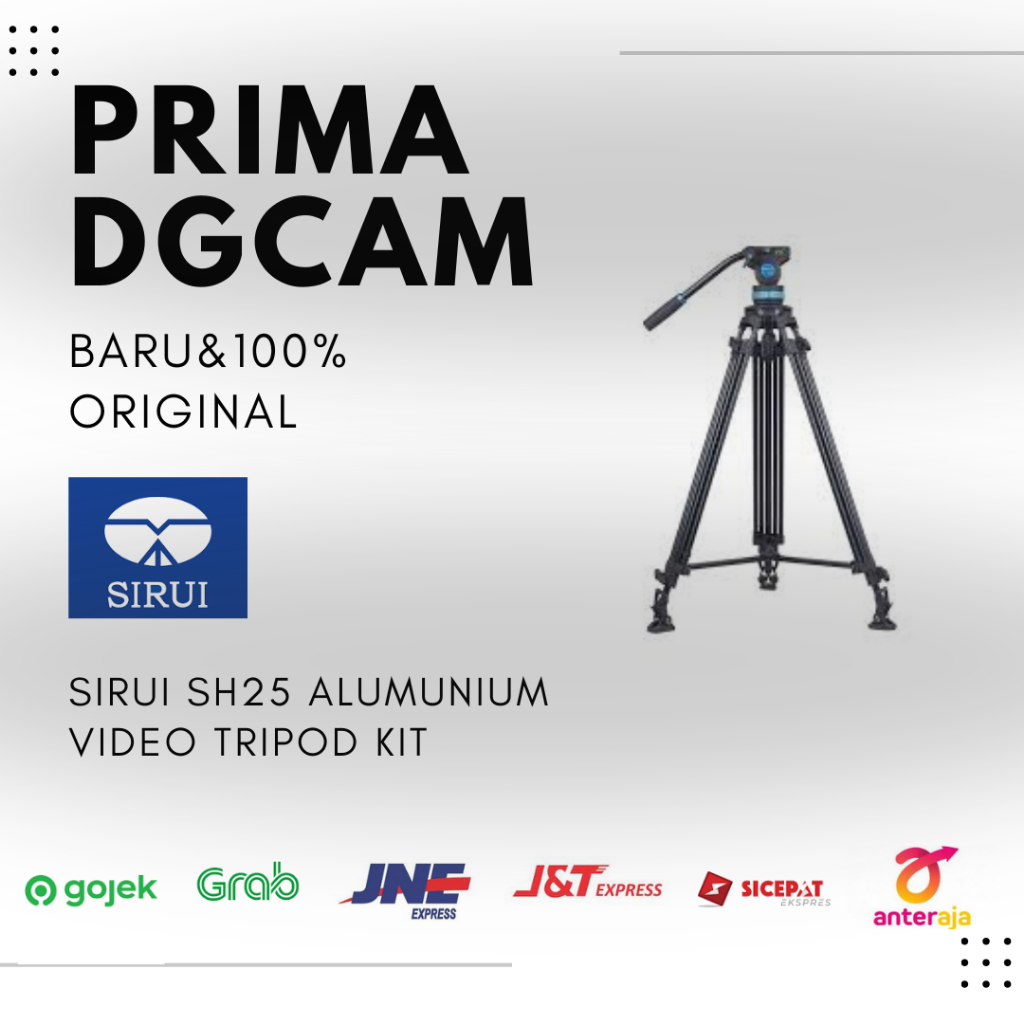 SIRUI SH-25 Aluminium Video Tripod Kit