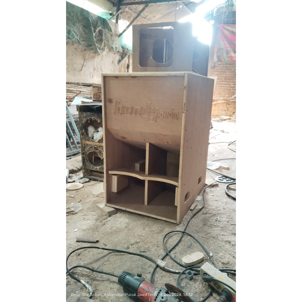 box speaker supali 15in singgel mentahan