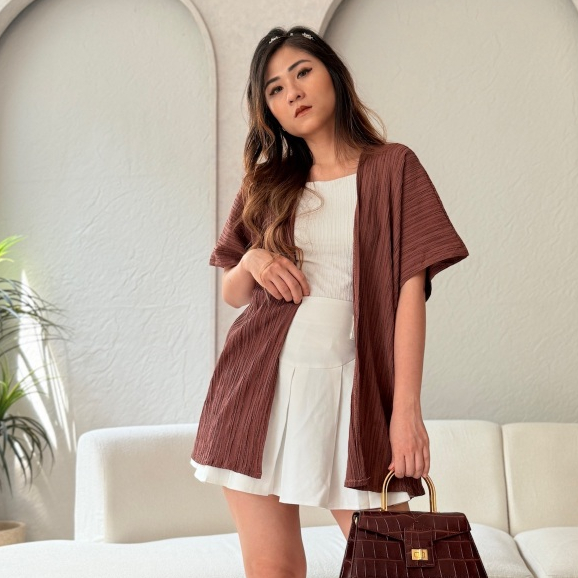 Shaqilla Outer - Outer Lengan Pendek - Outer Hijab Non Hijab - Outer Kekinian