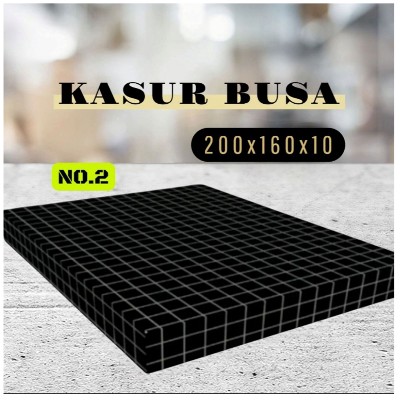 PROMO kasur busa (NO.2)ukuran 200x160x10 super awet density26