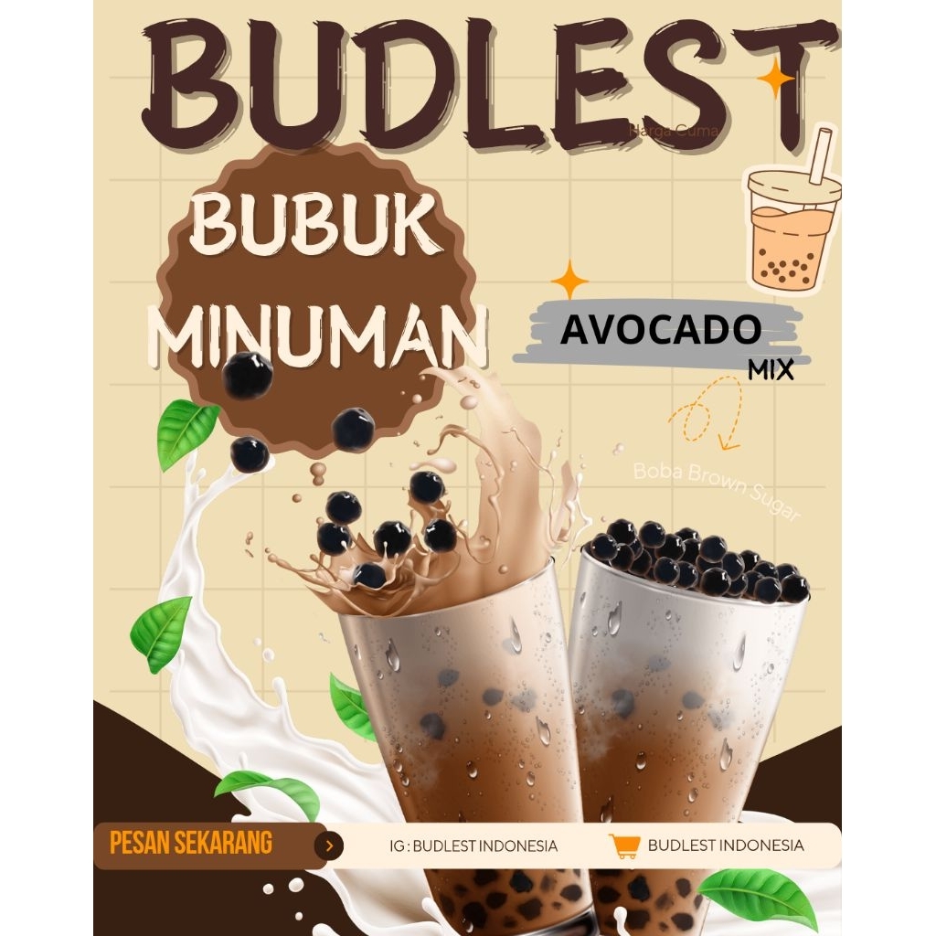 

BUDLEST AVOCADO MIX BUBUK MINUMAN 1KG
