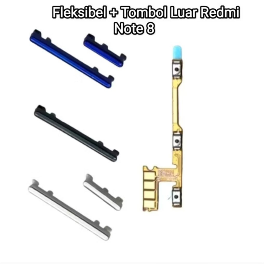 Tombol Fleksibel Power Volume Redmi Note 8 Original