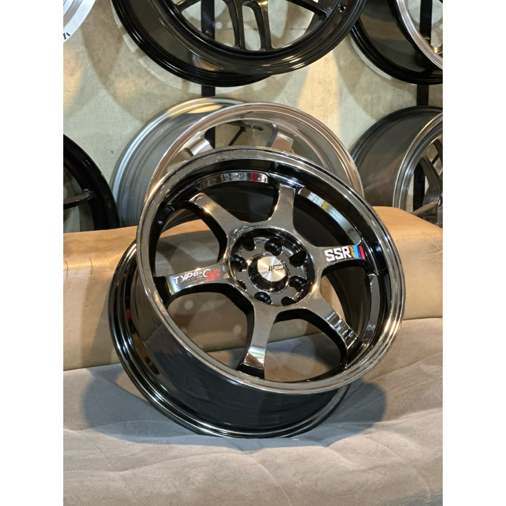 Velg Ssr Type C Blackchrome R16 Kondisi Baru