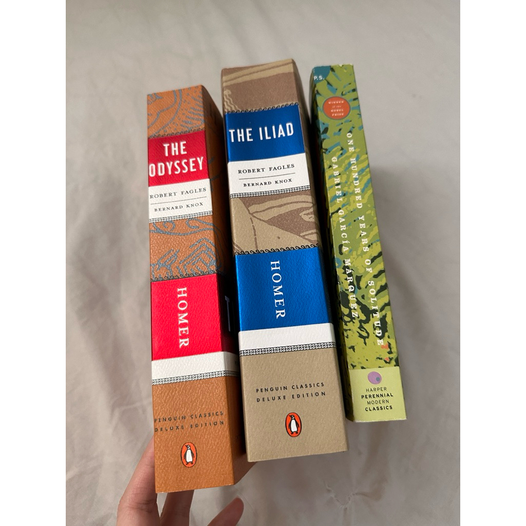 THE ILIAD AND THE ODYSSEY PENGUIN CLASSICS DELUXE EDITION ORIGINAL English book LIKE NEW