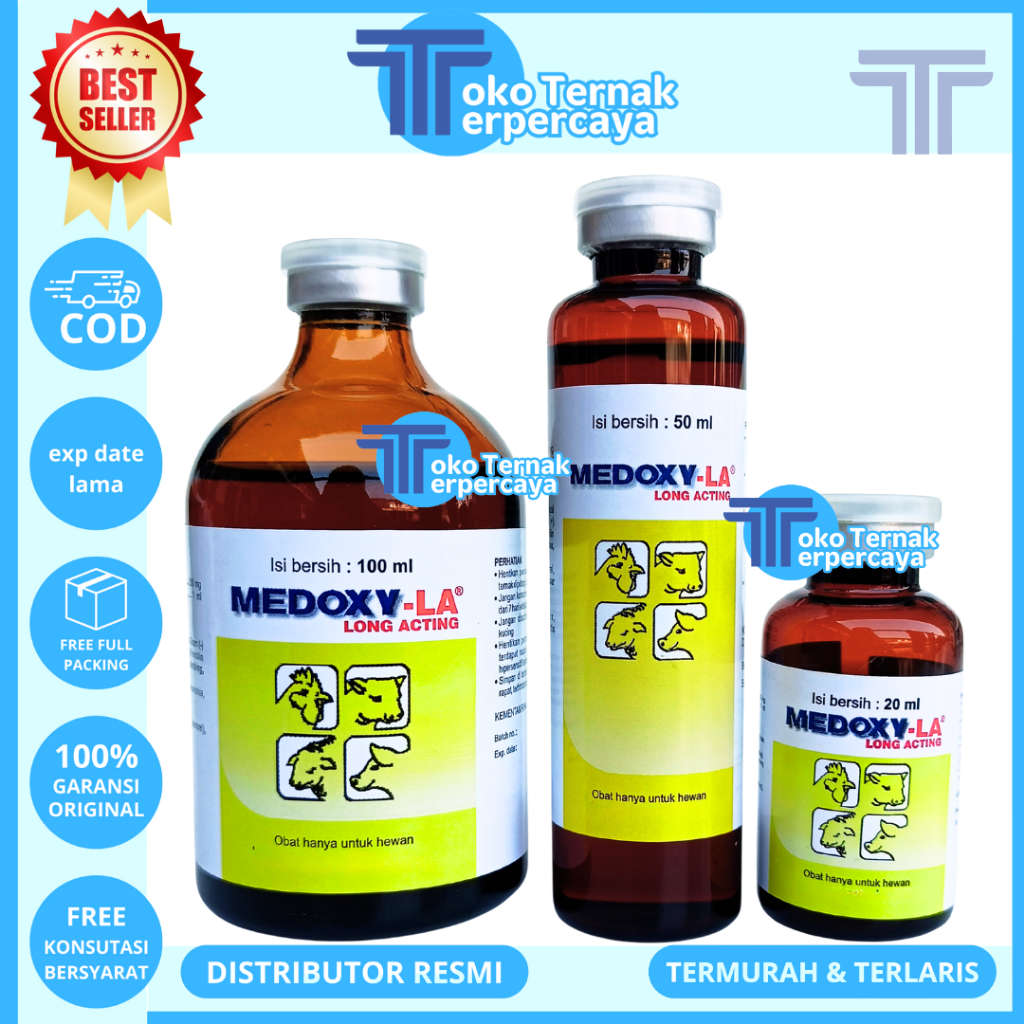 MEDOXY LA 100ML MEDOXY LA 50ML MEDOXY LA 20ML MEDION