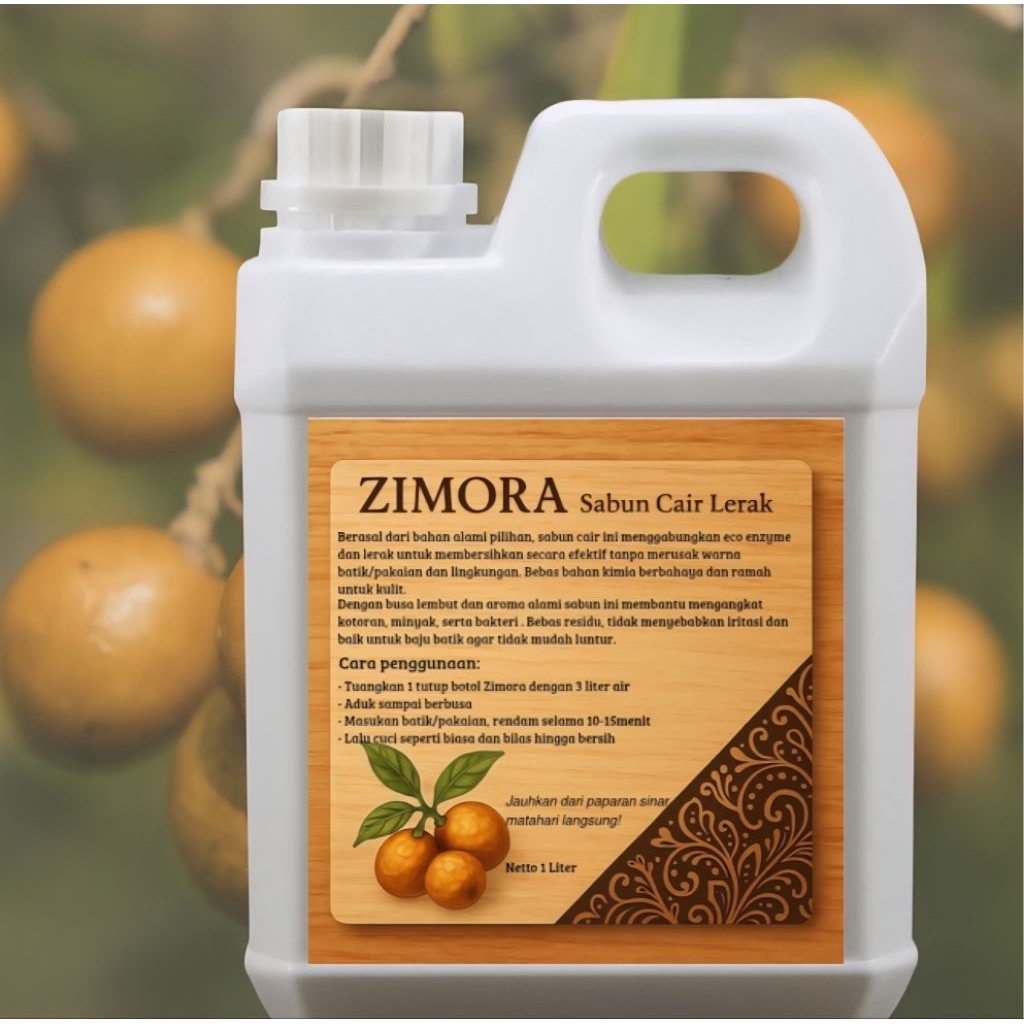 Sabun lerak sabun cuci batik clodi menspad dll sabun organik sabun eco enzyme 1 liter