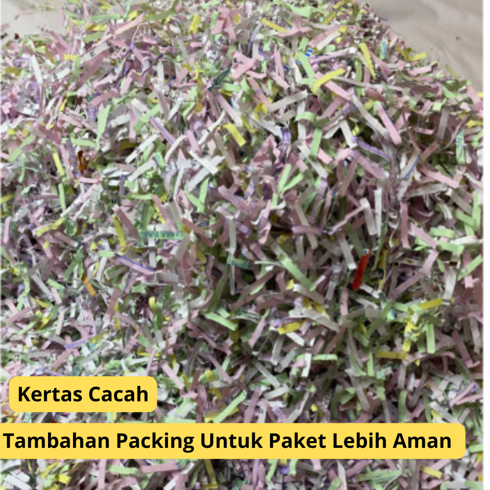 Kertas Cacah Untuk Tambahan Packing - Pelindung Packing Kertas Cacah - Kertas Serut Kertas Cacah Pac