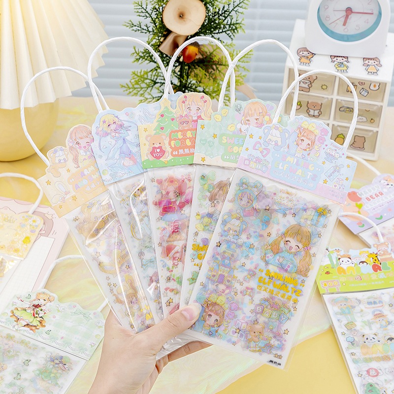 

（Tautan pembersihan stok, harga terendah）Sticker Karakter Lucu DIY Stiker Tumbler Scrap Book Postcard Stationery