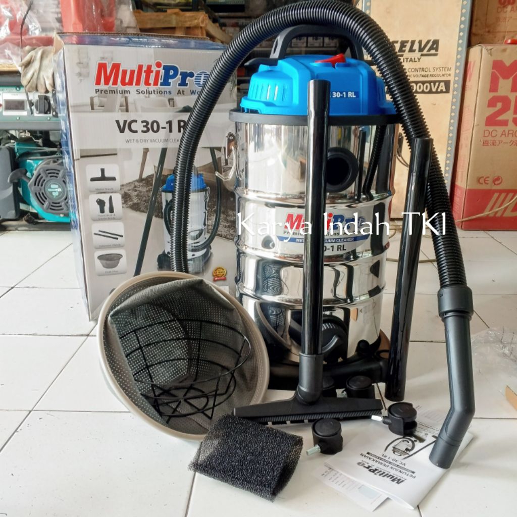 Vacum Cleaner Multipro VC30-1RL 30Liter Mesin Penyedot Debu Basah Kering VC30 VC 30 - 1 RL