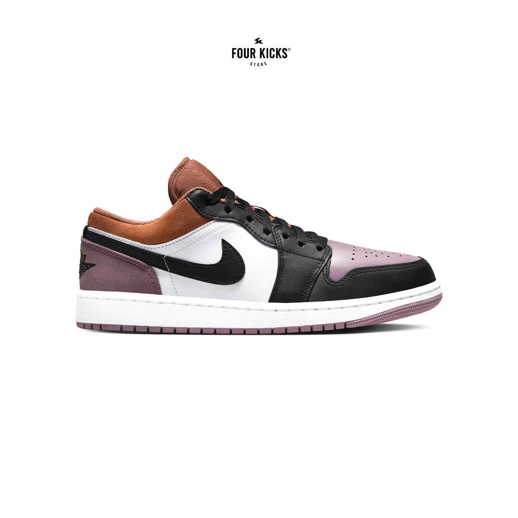 Nike Air Jordan 1 Low SE White Sky J Orange Sky J Mauve Black GS FB9908-102 - 100% ORIGINAL RESMI