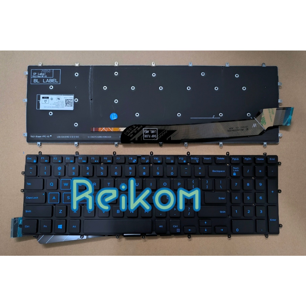 Keyboard Dell G3 15 3579 3590 3779 G5 15 5587 5590 G7 15 7588 7790 p35e p40e p72f p75f p82f p89f