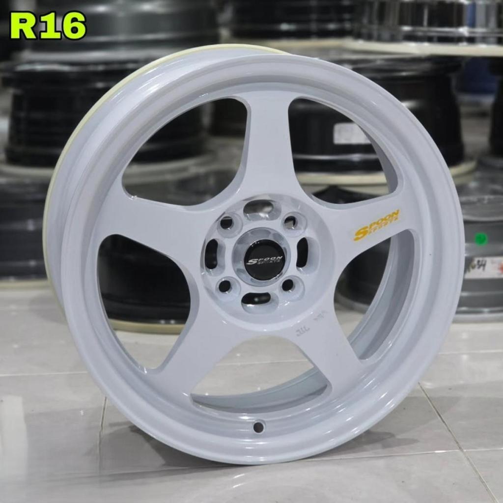 velg mobil racing 16 SPOON LEBAR 7 ET 40 velg ring 16 Raize jazz yaris freed ignis brio mobilio City