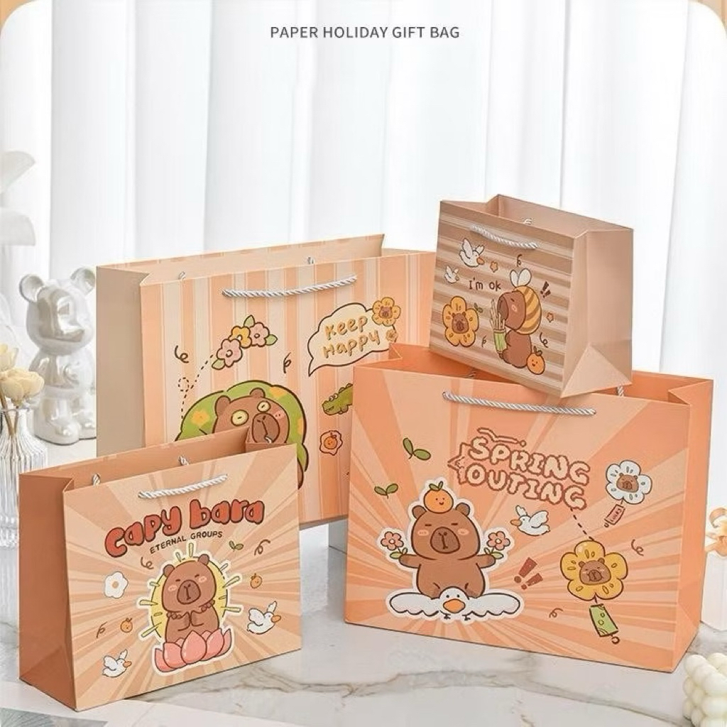 

Purple GB002 Paper Bag CapyBara, goodie bag model Cappbara Kapibara, Tas Kado Elegan Banyak Motif, Paper Bag Cantik cocok untuk tas kado ulang tahun