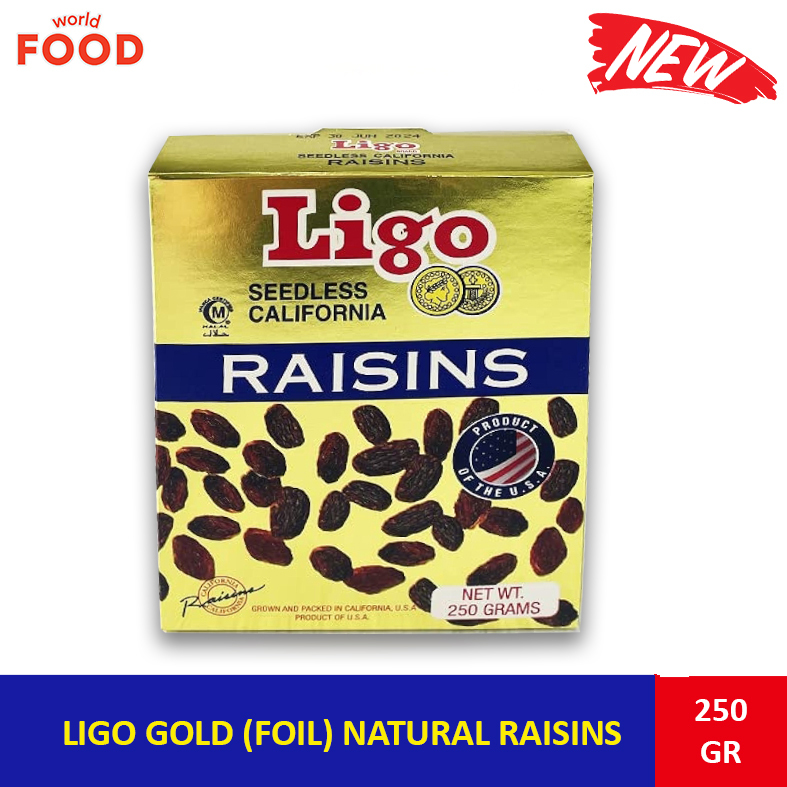 

LIGO GOLD (FOIL) NATURAL RAISINS 250 GR