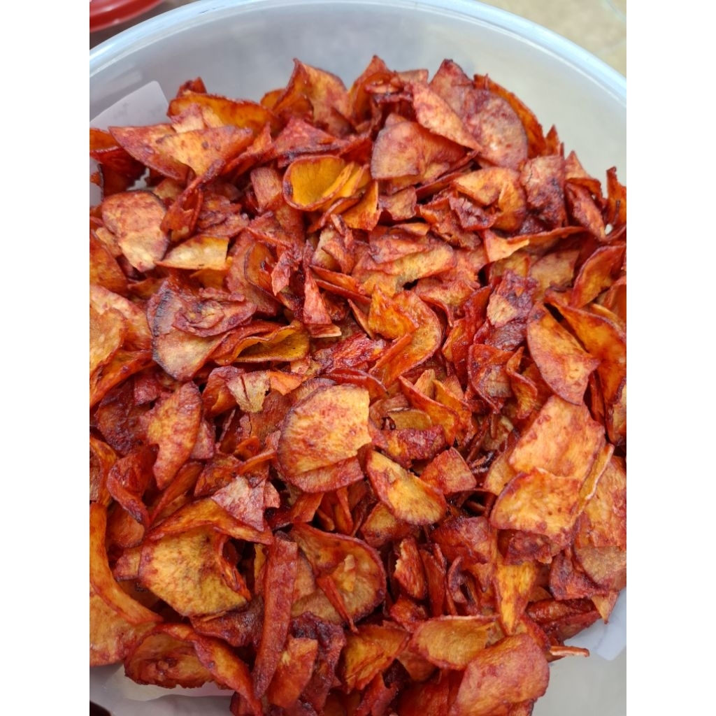 

keripik singkong pedas doyan