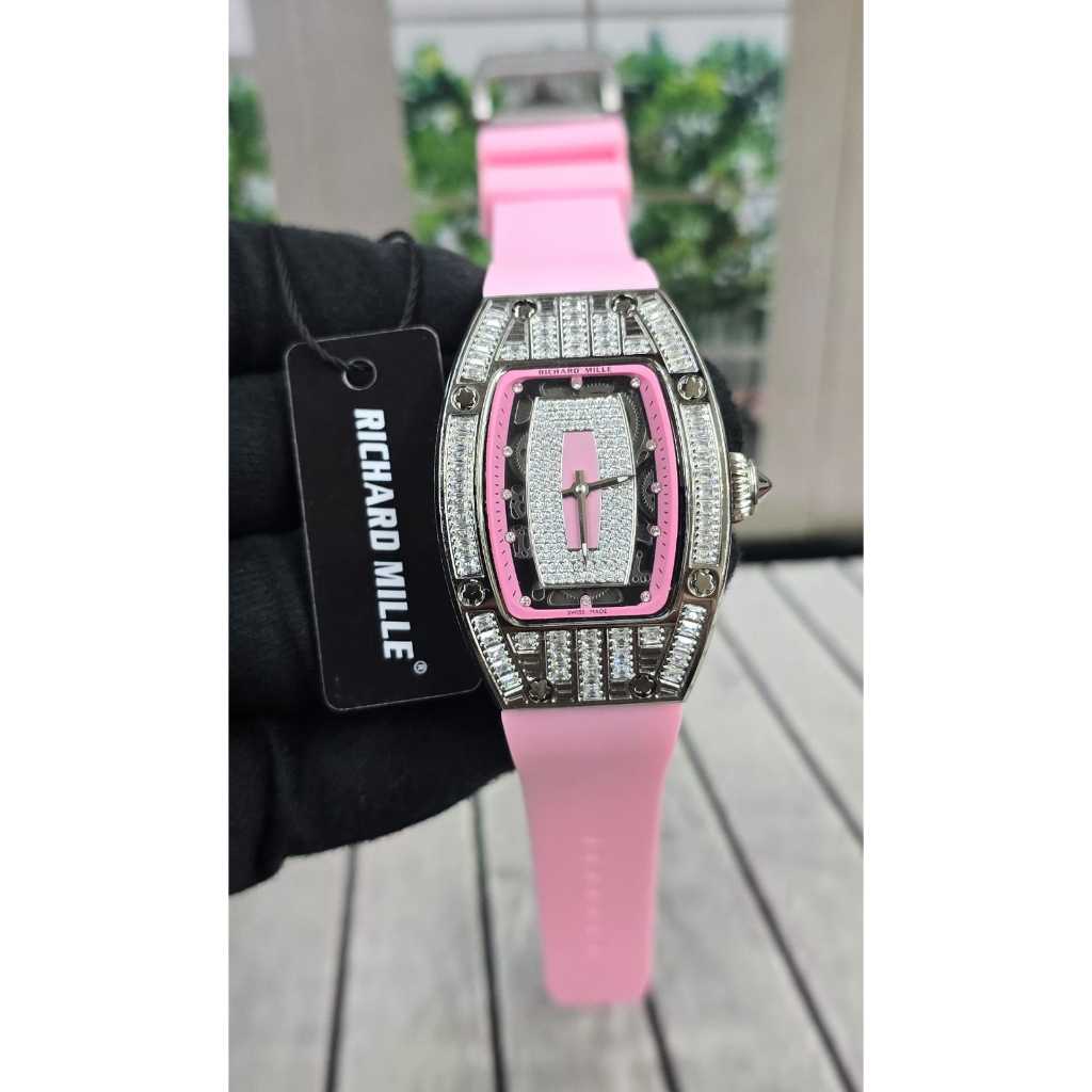 Jam tangan wanita RM terbaru tali karet kecil elegan mewah