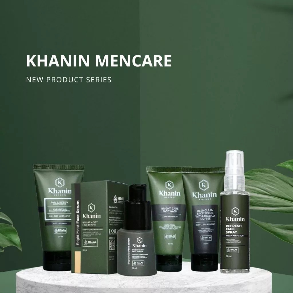 Skincare Khanin For Men | Paket Lengkap Skincare Perawatan kulit pria