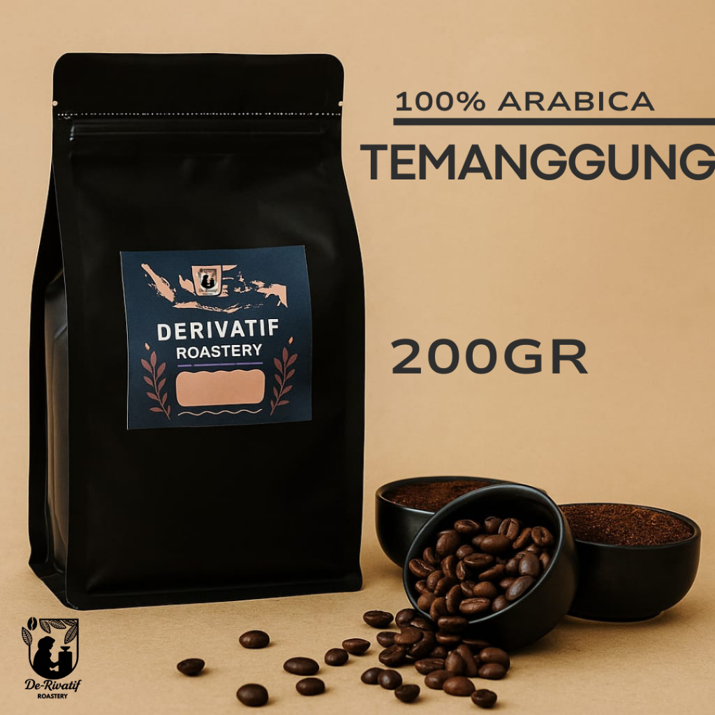 100% Arabika Temanggung Biji Kopi Bubuk Kopi