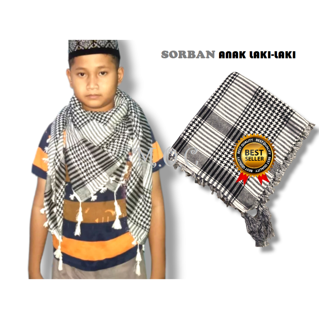 Sorban Anak Laki Laki Arabian Style || Sorban Santri Nusantara || Sorban Santri Salaf