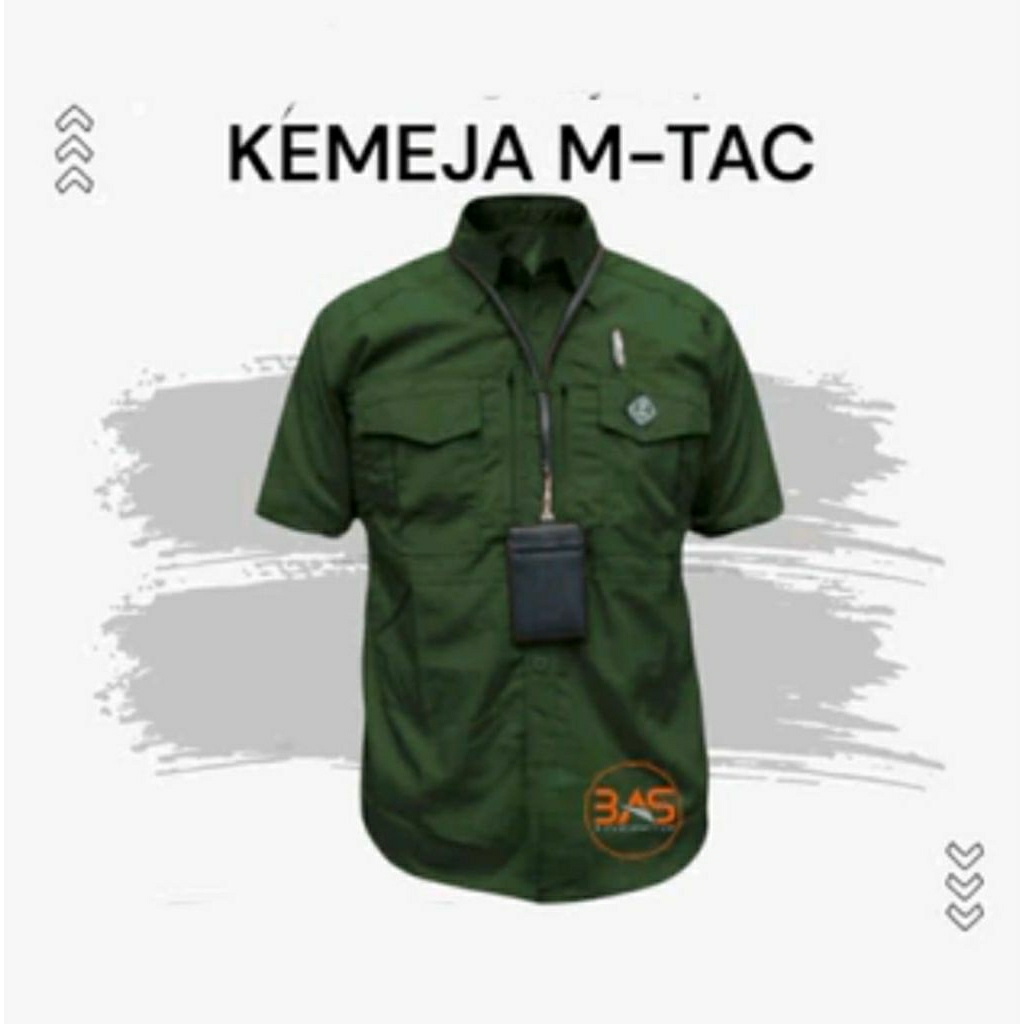KEMEJA TACTIKAL PENDEK  M TAC TERBARU//KEMEJA M TAC TERMURAH