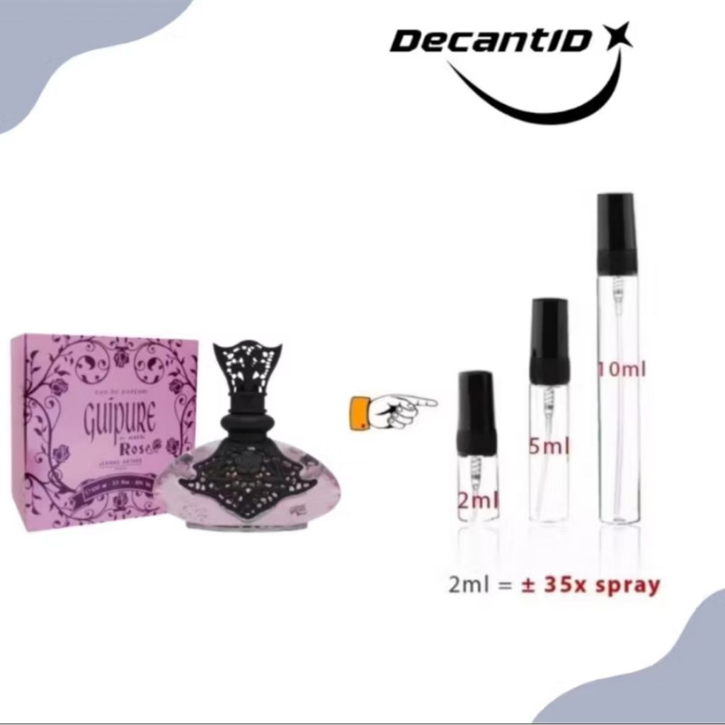 Decant Parfum Jeanne Arthes Guipure & Silk Rose For Women 2ml 5ml 10ml