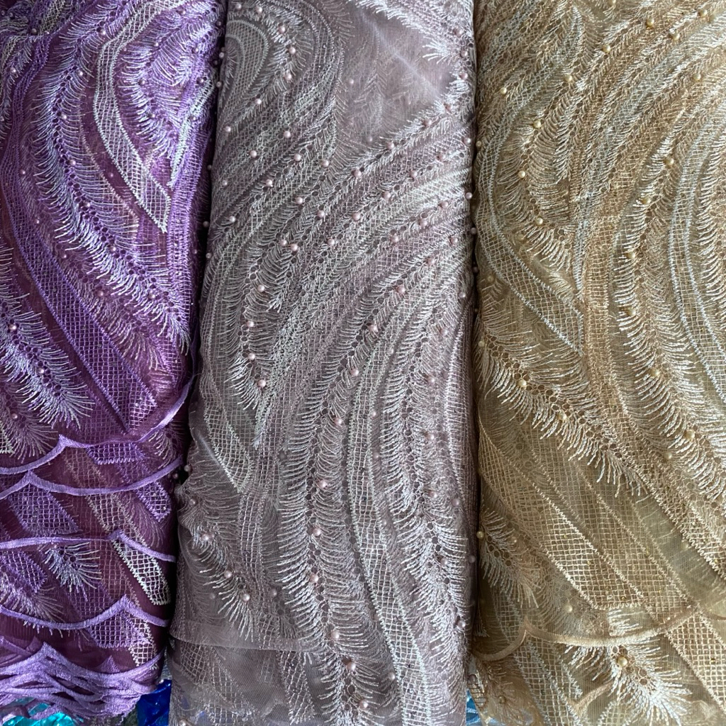 [COD] kain tile mutiara motif akar tile premium (harga per 0.5 meter)