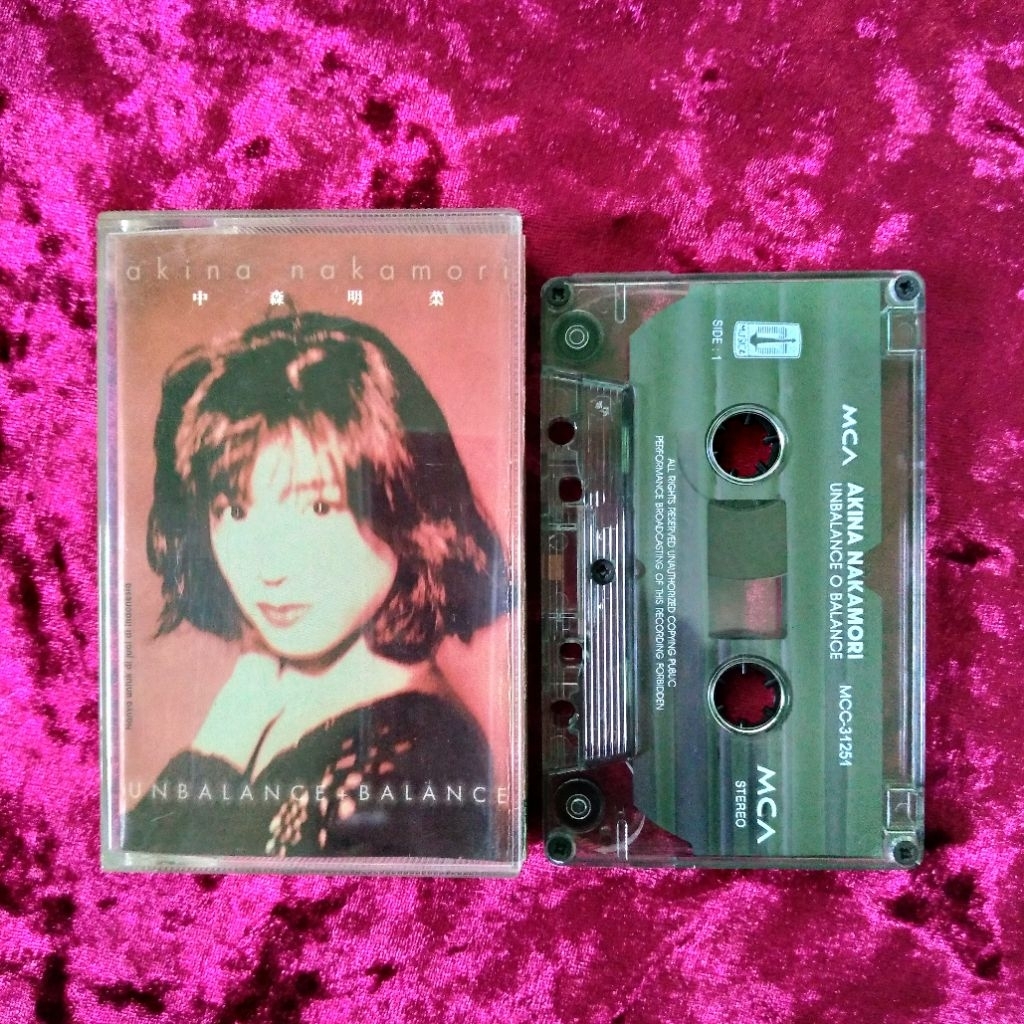 Kaset Akina Nakamori - Unbalance + Balance