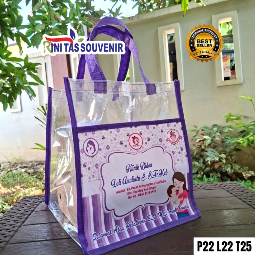 

Tas bidan mika kantong transparan tas mika bidan tas mika kantong tas partus tas persalinan