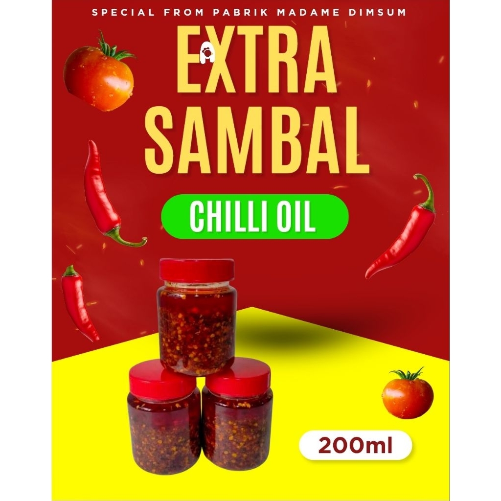 

EXTRA SAOS - SAMBAL CHILLI OIL SUPER PEDAS 200ML..